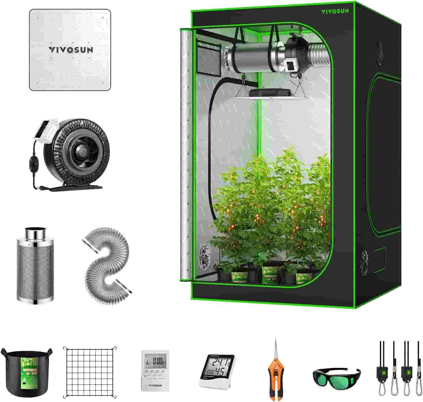 Top 5 Best 4x4 Grow Tent Complete Kits [2023 Reviews] Own Gardening