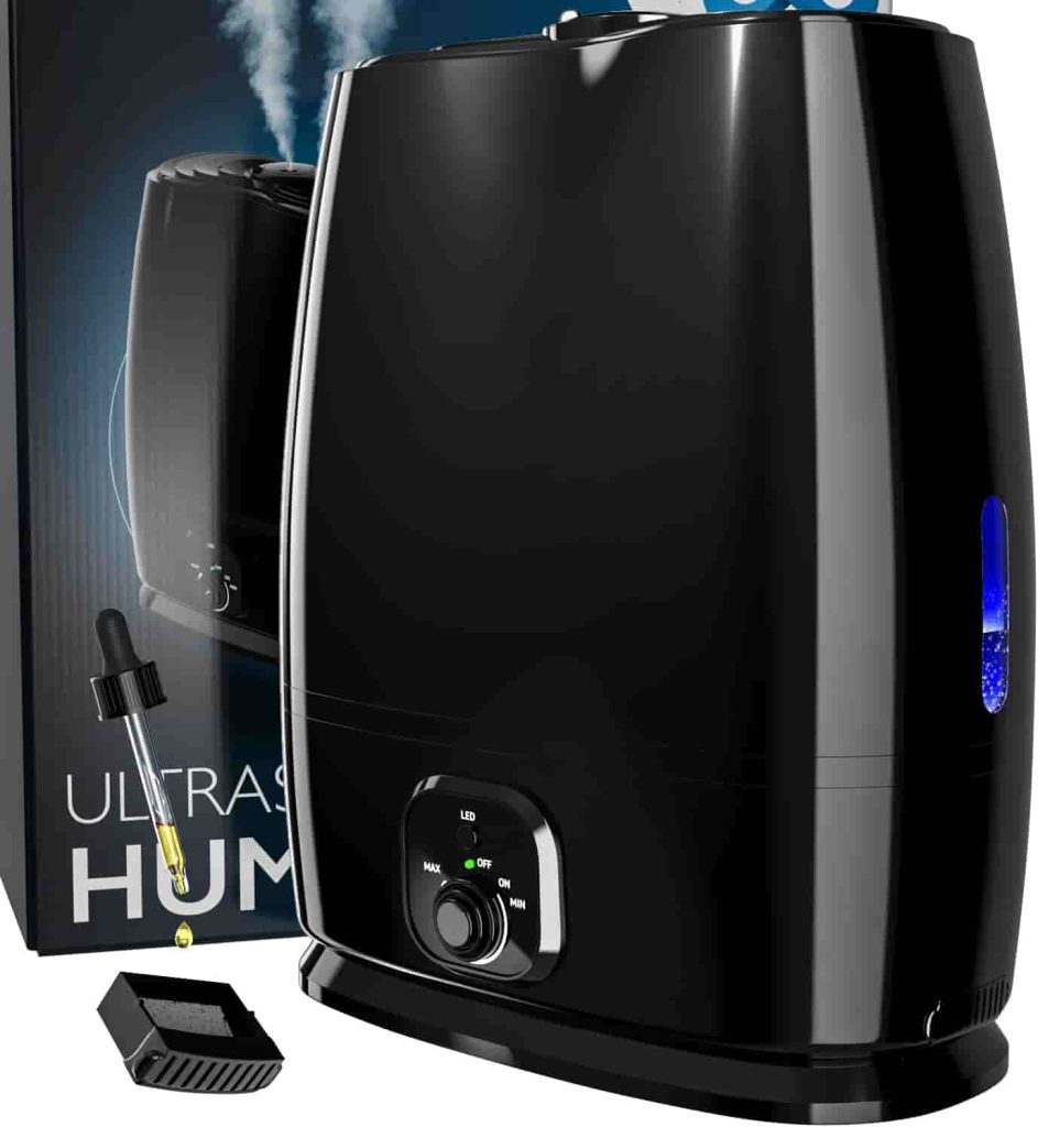 50-Hour Ultrasonic Cool Mist Humidifiers for Bedroom