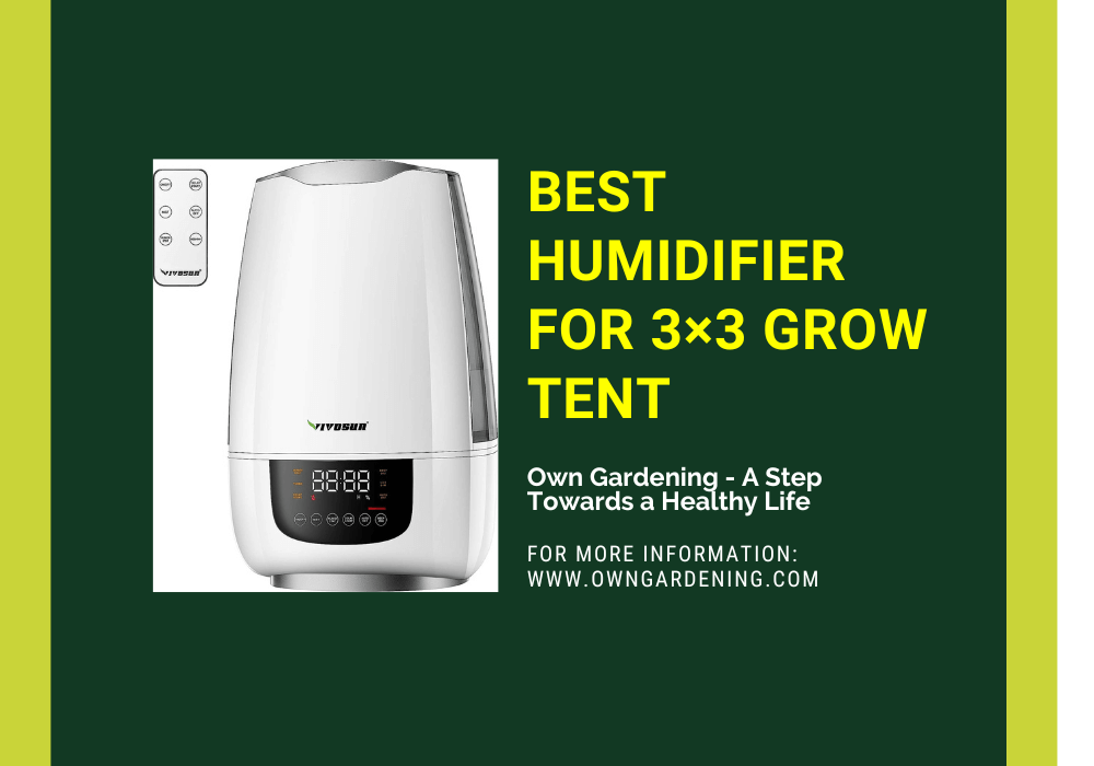 Best Humidifiers For 3x3 Grow Tents