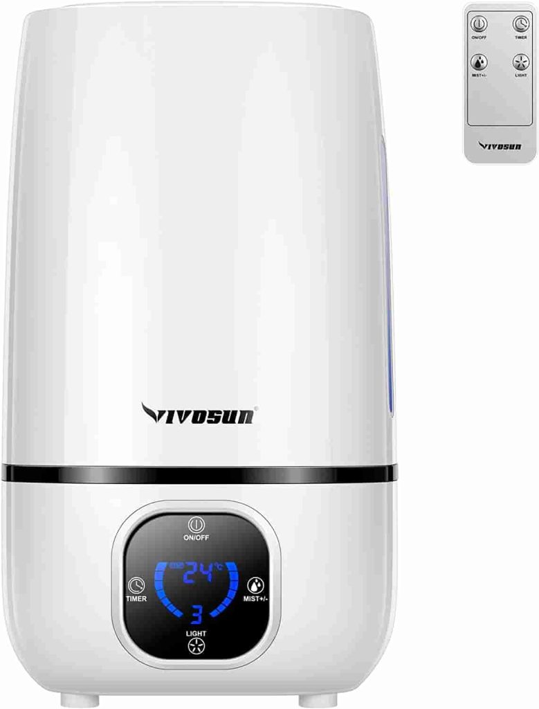 VIVOSUN Air Humidifier 4L Cool Mist Humidifier,-min