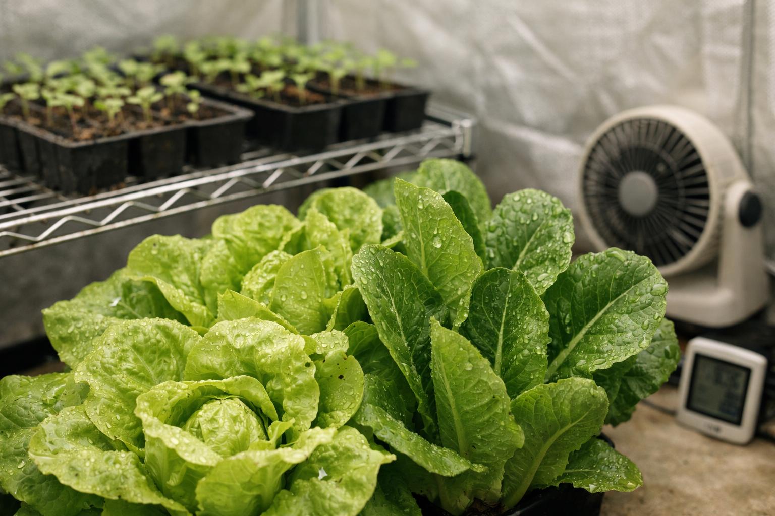 Growing Lettuce in a Grow Tent Step by Step Guide