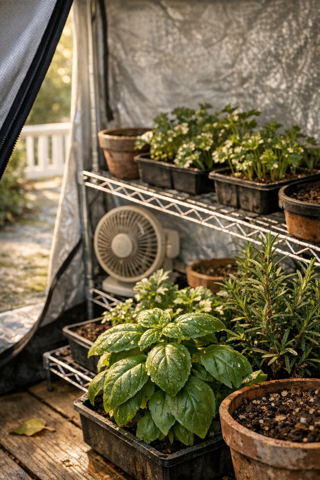 How to Grow Healthy Herbs in a Grow Tent