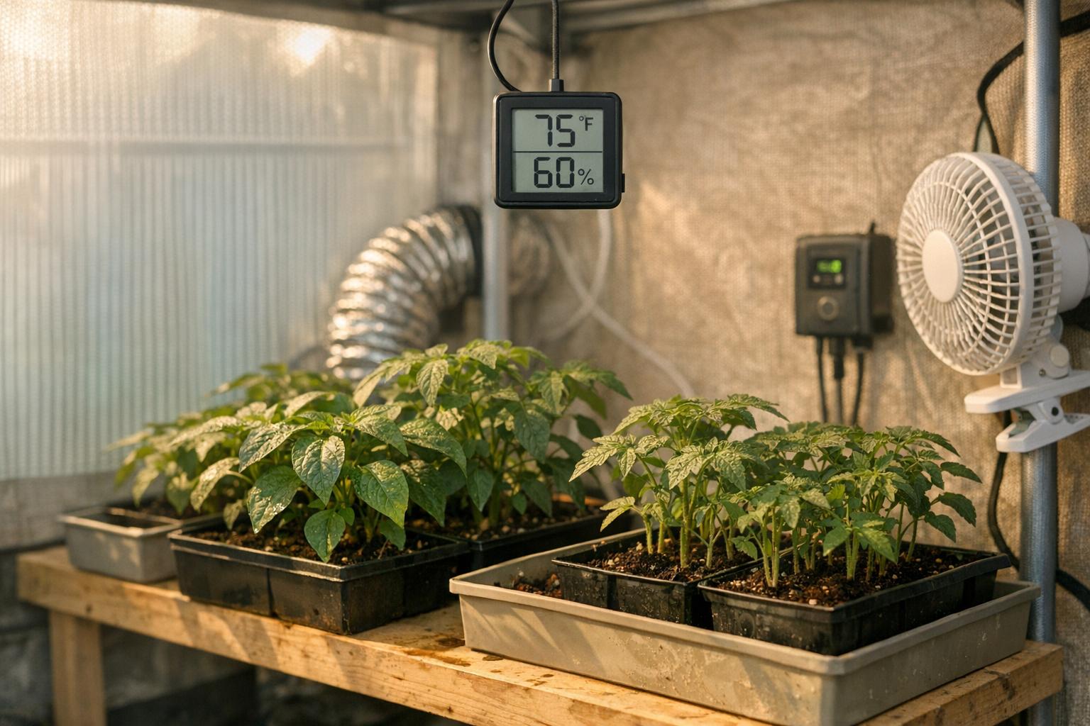 How to Control Temperature and Humidity Inside a Grow Tent