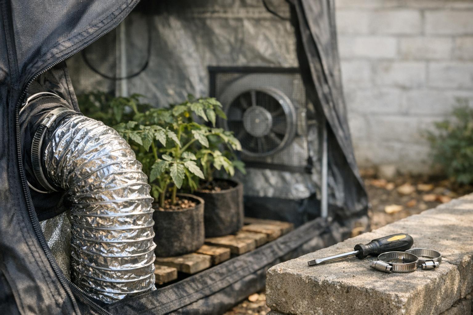 Fix Negative Pressure in a Grow Tent