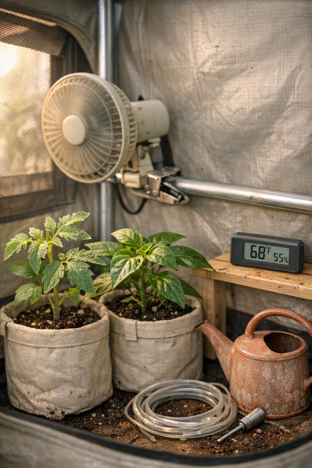 How to Control Temperature and Humidity in a Grow Tent