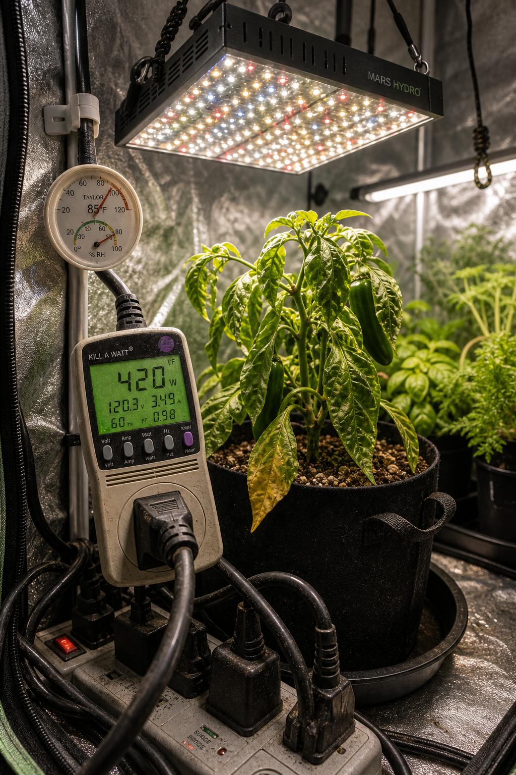 Why Your Grow Tent Uses More Electricity Than It Should