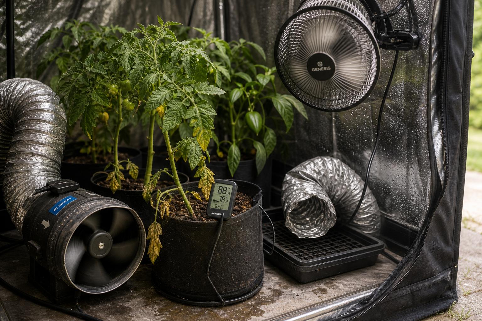 What Happens to Airflow Inside a Grow Tent During Summer Heat
