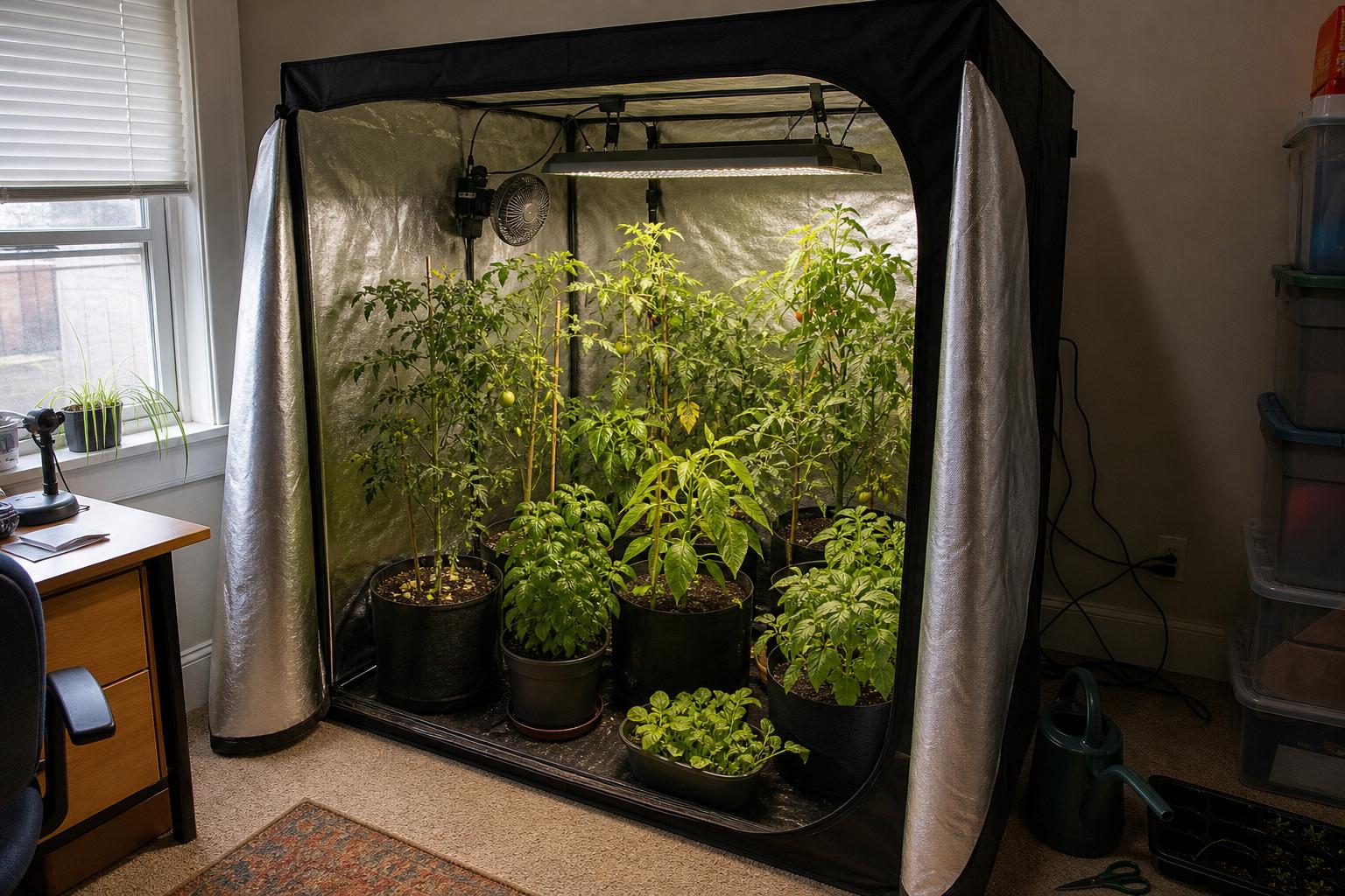 How Many Plants Fit in a 4 by 4 Grow Tent?