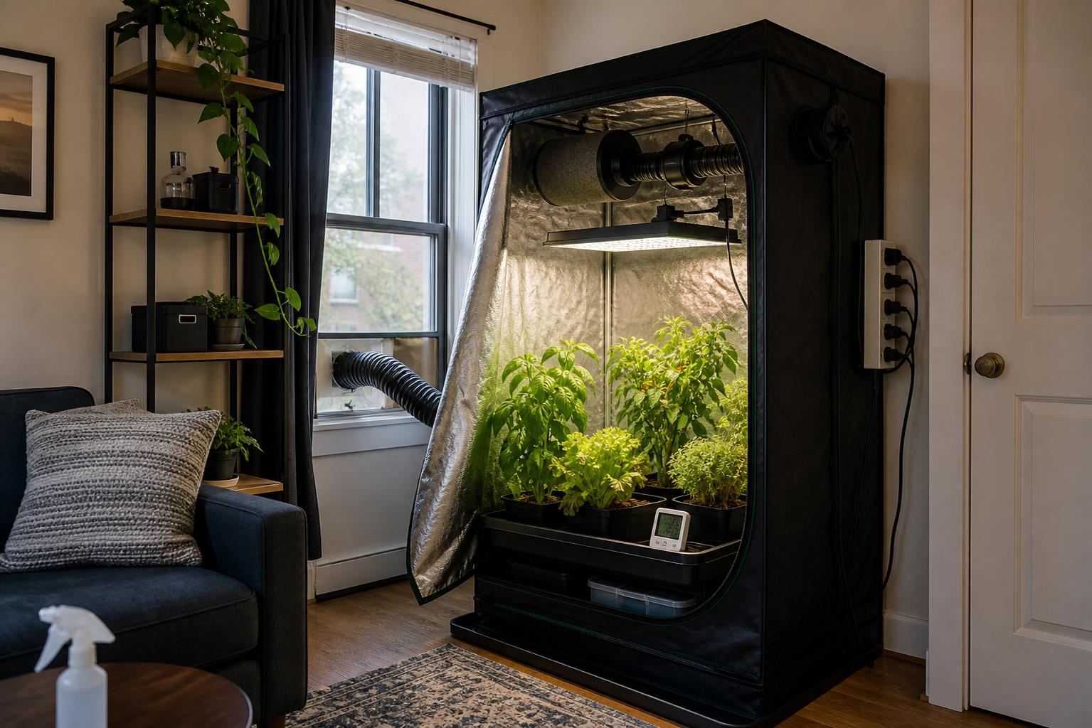 Best Grow Tent Location in a Small Apartment