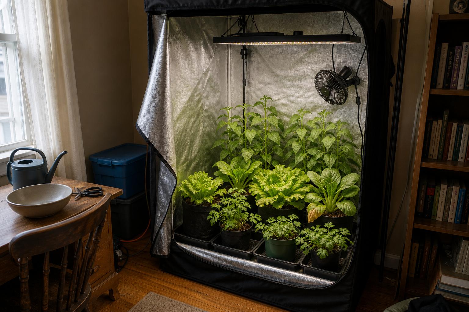 Best Vegetables to Grow Together in a Grow Tent