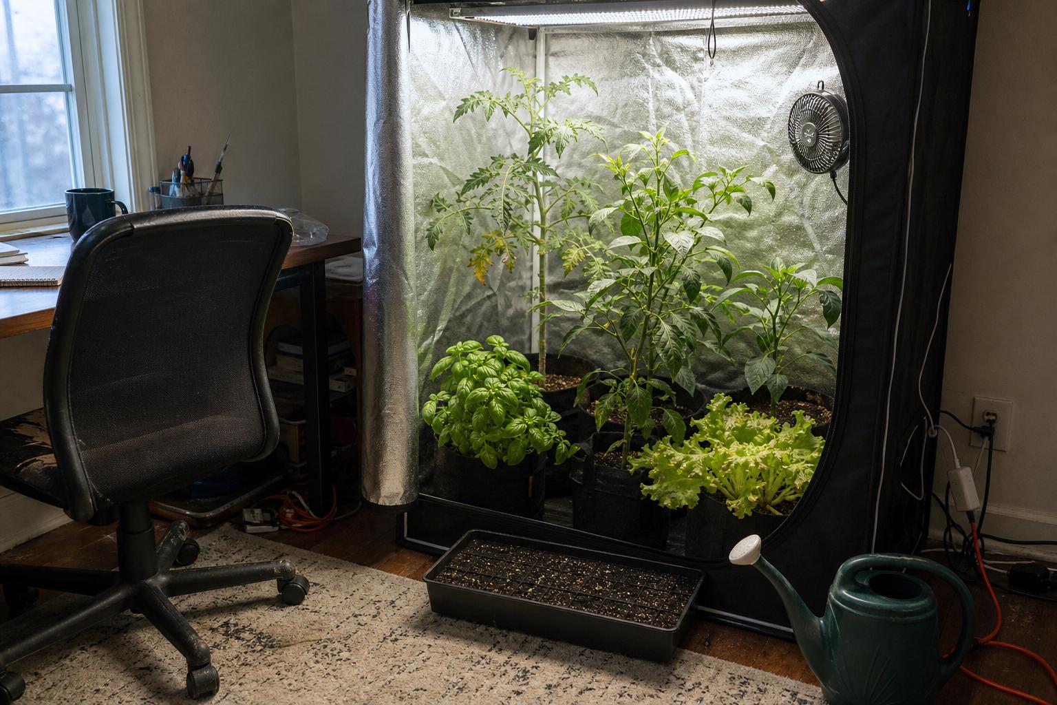 Curling Leaves in a Grow Tent: What They Mean