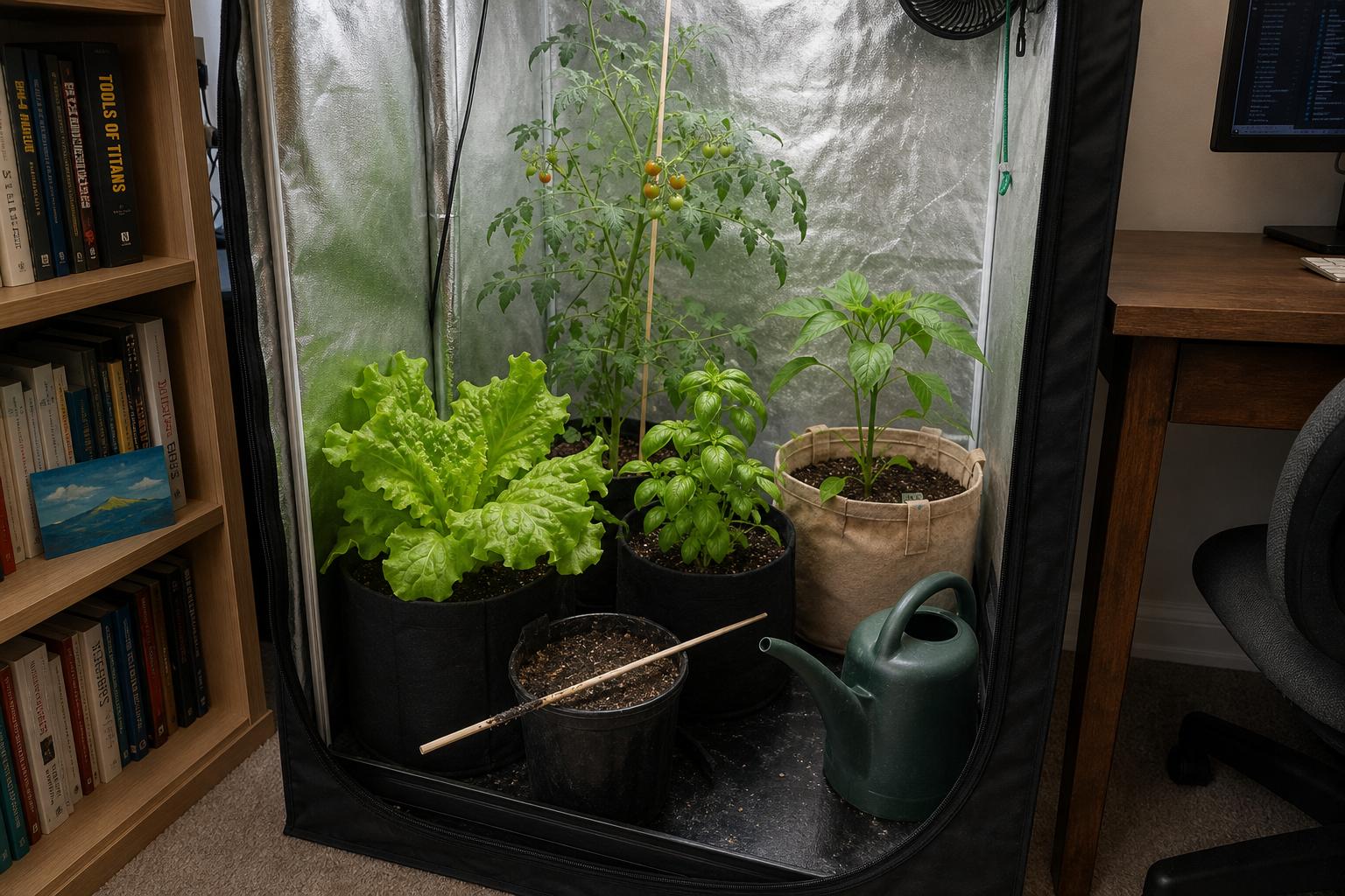 How Often to Water Vegetables in a Grow Tent