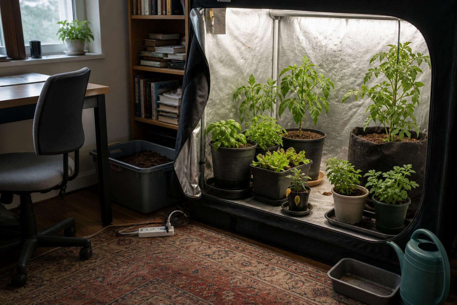 Choosing the Right Container Size for a Grow Tent