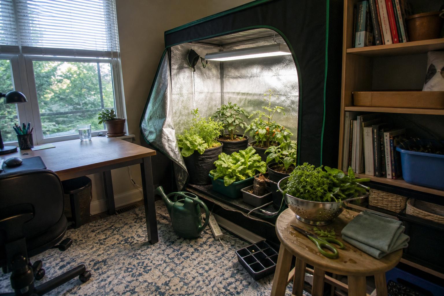 Best Time to Harvest Vegetables From a Grow Tent